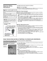 Preview for 4 page of Frigidaire FAK085R7V - Slider/Casemen Room Air Conditioner Use & Care Manual