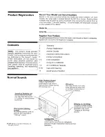 Preview for 3 page of Frigidaire FAK123J1V1 Owner'S Manual