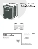 Предварительный просмотр 1 страницы Frigidaire FAK124P1V Factory Parts Catalog