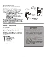 Preview for 2 page of Frigidaire FAK124Q1 Installation Instructions Manual