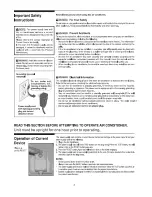 Предварительный просмотр 4 страницы Frigidaire FAM155R1AA Use & Care Manual