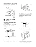 Предварительный просмотр 7 страницы Frigidaire FAM157S1AA Installation Instructions Manual