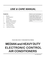 Frigidaire FAM18HS2AA Use & Care Manual preview