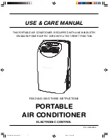 Preview for 1 page of Frigidaire FAP094P1Z - 9,000-BTU Portable Air Conditioner Use And Care Manual