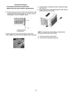 Предварительный просмотр 8 страницы Frigidaire FAQ055S7A - 5500 BTU Air Conditioner Installation Instructions Manual