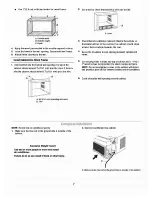 Preview for 7 page of Frigidaire FAQ085S7A11 Installation Instructions Manual