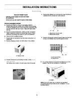 Предварительный просмотр 3 страницы Frigidaire FAR105S1A11 Installation Instructions Manual