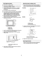 Предварительный просмотр 5 страницы Frigidaire FAR105S1A11 Installation Instructions Manual