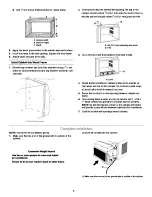 Предварительный просмотр 7 страницы Frigidaire FAR105S1A11 Installation Instructions Manual