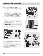 Preview for 16 page of Frigidaire FARE1011MW Installation Manual