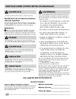 Preview for 2 page of Frigidaire FARE4044MW (Spanish) Uso Y Cuidado