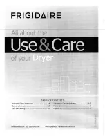 Frigidaire FARE4044MW0 Use & Care Manual предпросмотр