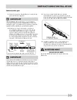 Preview for 33 page of Frigidaire FARG1011MW Installation Instructions Manual