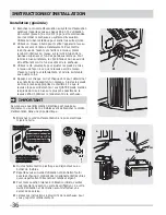 Preview for 36 page of Frigidaire FARG1011MW Installation Instructions Manual