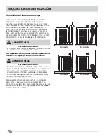 Preview for 46 page of Frigidaire FARG1011MW Installation Instructions Manual