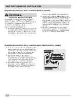 Preview for 52 page of Frigidaire FARG1011MW Installation Instructions Manual