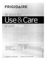 Frigidaire FARG4044MW0 Use & Care Manual preview