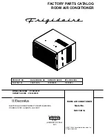 Frigidaire FAS153K1A Factory Parts Catalog preview