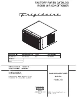 Frigidaire FAS184J2A5 Factory Parts Catalog preview