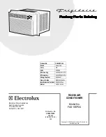 Frigidaire FAS18EP2A Factory Parts Catalog preview