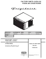 Preview for 1 page of Frigidaire FAS225J2A Factory Parts Catalog