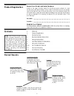 Предварительный просмотр 3 страницы Frigidaire FAS256N2A Owner'S Manual