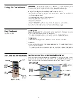 Предварительный просмотр 5 страницы Frigidaire FAS256N2A Owner'S Manual