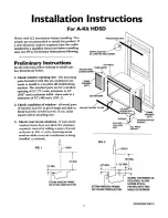 Preview for 1 page of Frigidaire FAS294M2A1 Install Manual