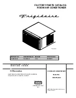 Frigidaire FAS295J2A Factory Parts Catalog preview