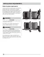 Preview for 6 page of Frigidaire FASG7021NW Installation Instructions Manual