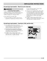 Preview for 13 page of Frigidaire FASG7021NW Installation Instructions Manual