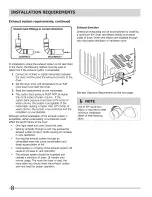 Preview for 8 page of Frigidaire FASG7021NW0 Installation Manual