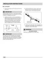 Preview for 14 page of Frigidaire FASG7021NW0 Installation Manual