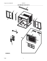 Preview for 2 page of Frigidaire FAX050P7 Factory Parts Catalog