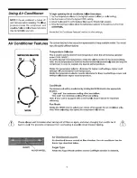 Preview for 5 page of Frigidaire FAX050S7AA Use & Care Manual