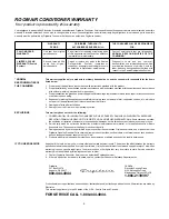 Preview for 2 page of Frigidaire FAX052P7A - Window Unit Air Conditioner Last One Left Use & Care Manual