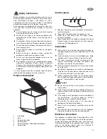 Предварительный просмотр 3 страницы Frigidaire FC 525 C Operating And Installation Manual