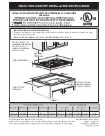 Предварительный просмотр 1 страницы Frigidaire FCCI3027AB Installation Instructions Manual