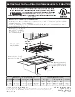 Предварительный просмотр 17 страницы Frigidaire FCCI3027AB Installation Instructions Manual