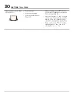 Preview for 30 page of Frigidaire FCFE242CAS Use & Care Manual