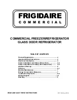 Frigidaire FCFS201LF User Manual предпросмотр