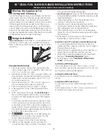 Preview for 9 page of Frigidaire FCS367FCB Installation Instructions Manual