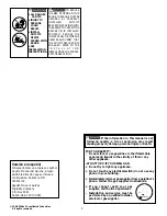 Предварительный просмотр 2 страницы Frigidaire FCS388WECF Owner'S Manual