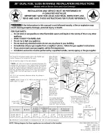 Предварительный просмотр 1 страницы Frigidaire FCS388WHCB Installation Instructions Manual