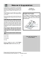 Preview for 2 page of Frigidaire FD26 Use & Care Manual