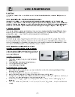 Preview for 20 page of Frigidaire FD26 Use & Care Manual