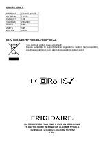 Preview for 4 page of Frigidaire FD5161 Instruction Manual