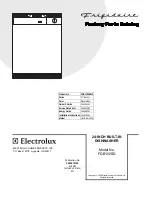 Frigidaire FDB102SD Factory Parts Catalog предпросмотр