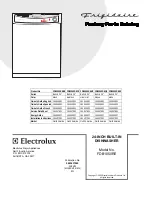 Frigidaire FDB1050RE C Factory Parts Catalog preview