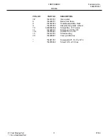 Preview for 11 page of Frigidaire FDB10NRB Factory Parts Catalog